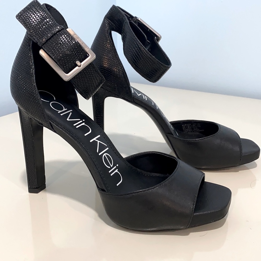 Black heels by Calvin Klein